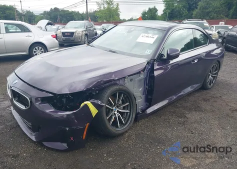 2025 BMW 230 I xDrive z USA, uszkodzony, nr VIN 3MW33CM08S8F32585